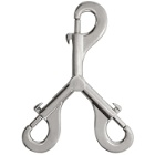 Rick Owens Silver Hydra Hook Keychain