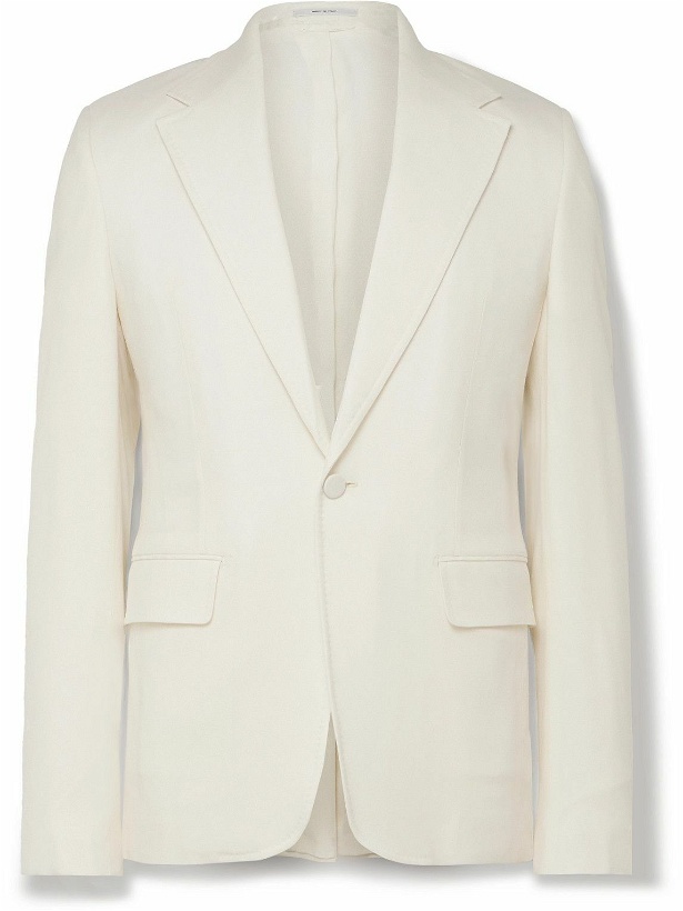 Photo: Gabriela Hearst - Leiva Slim-Fit Wool-Twill Suit Jacket - Neutrals