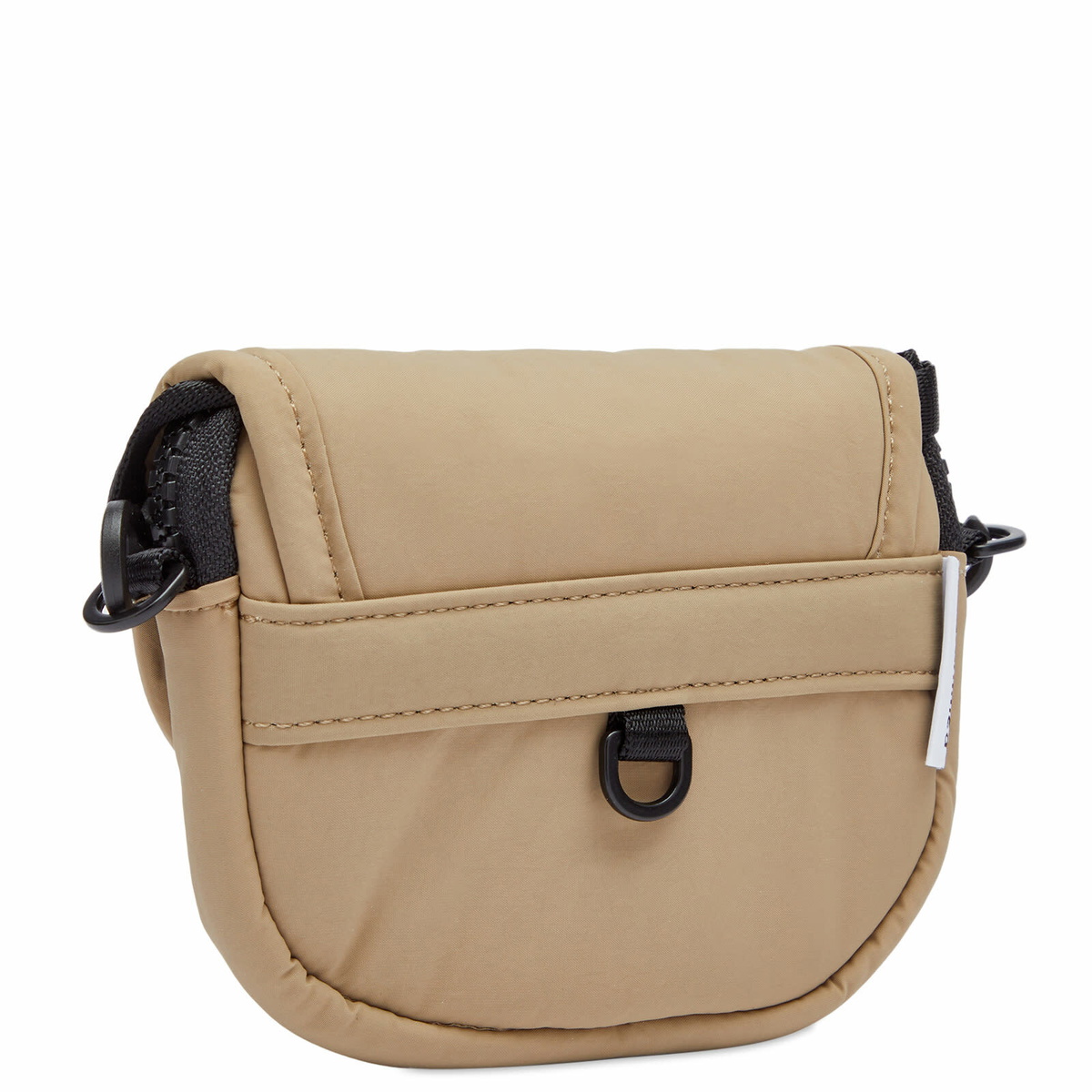Mazi Untitled Clam Cross Body Bag in Beige 