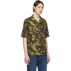 McQ Alexander McQueen Black and Yellow Yoke Billy Shirt