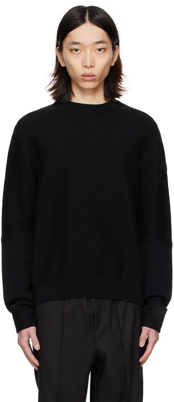 Photo: Moncler Black Patch Sweater