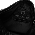 Marine Serre Women's Soft Nappa Pillow Crossbody Bag in Black 