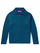 The Elder Statesman - Cashmere Zip-Up Sweater - Blue