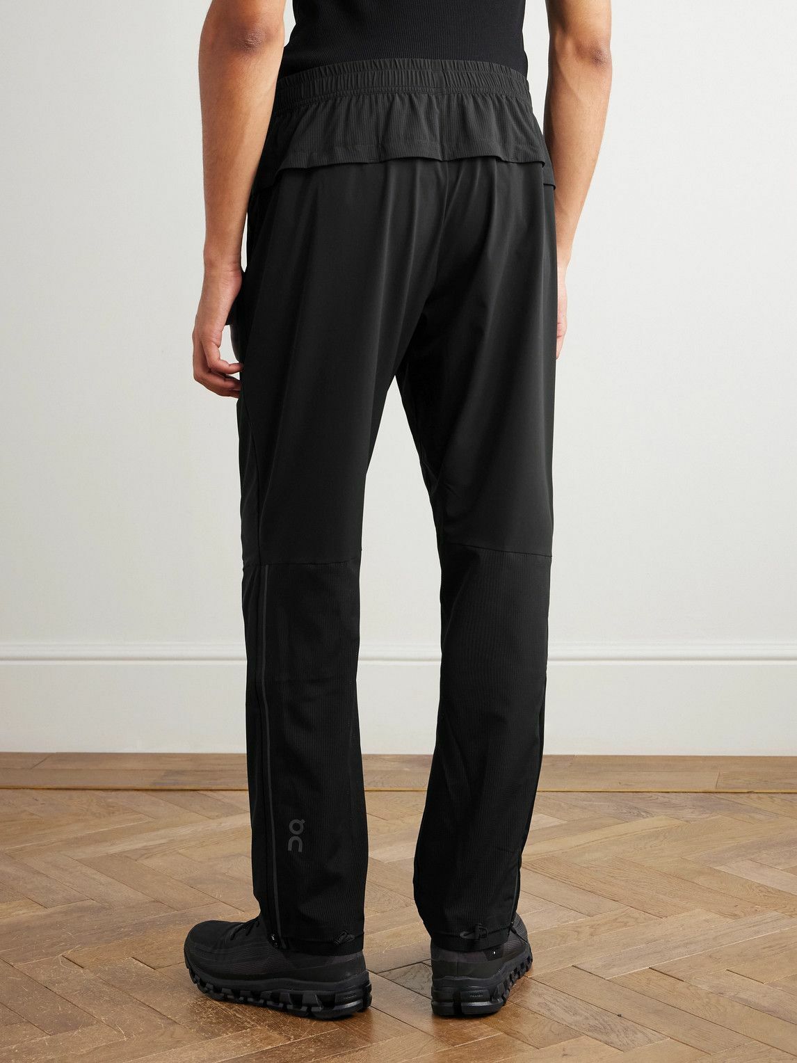ON - Slim-Fit Straight-Leg Track Pants - Black