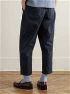 Beams Plus - Straight-Leg Pleated Cotton Trousers - Blue