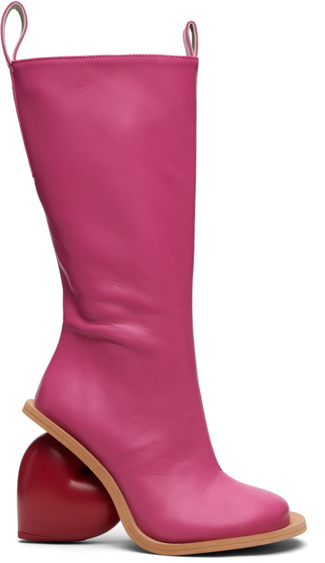 Photo: YUME YUME Pink Love Tall Boots