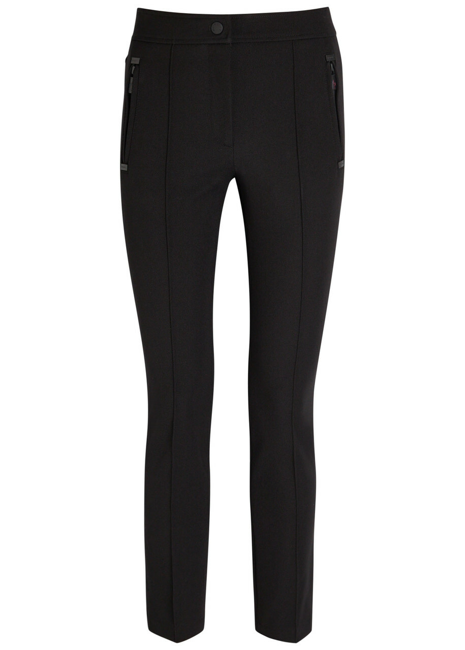 Moncler Slim-leg Twill ski Trousers Black