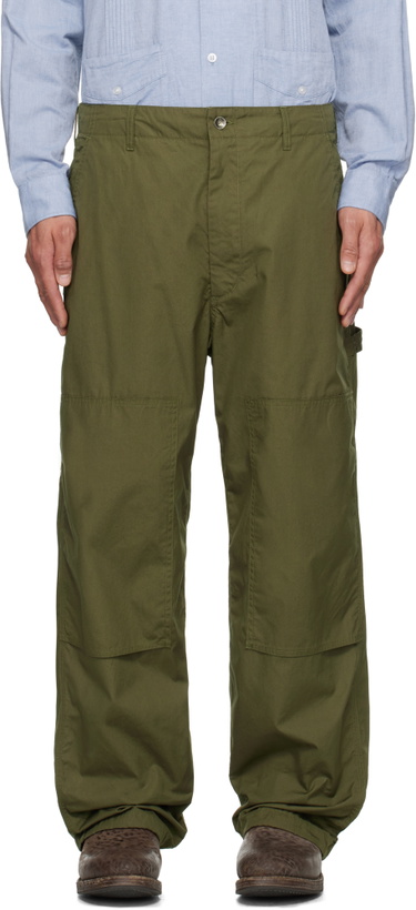 Photo: Engineered Garments Khaki Cloth Painter Trousers