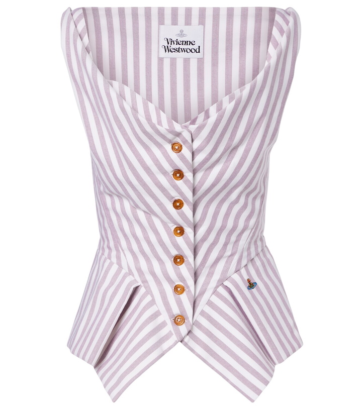 Photo: Vivienne Westwood Monday striped cotton top