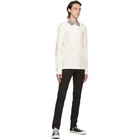 Lacoste Off-White Heritage Long Sleeve Polo