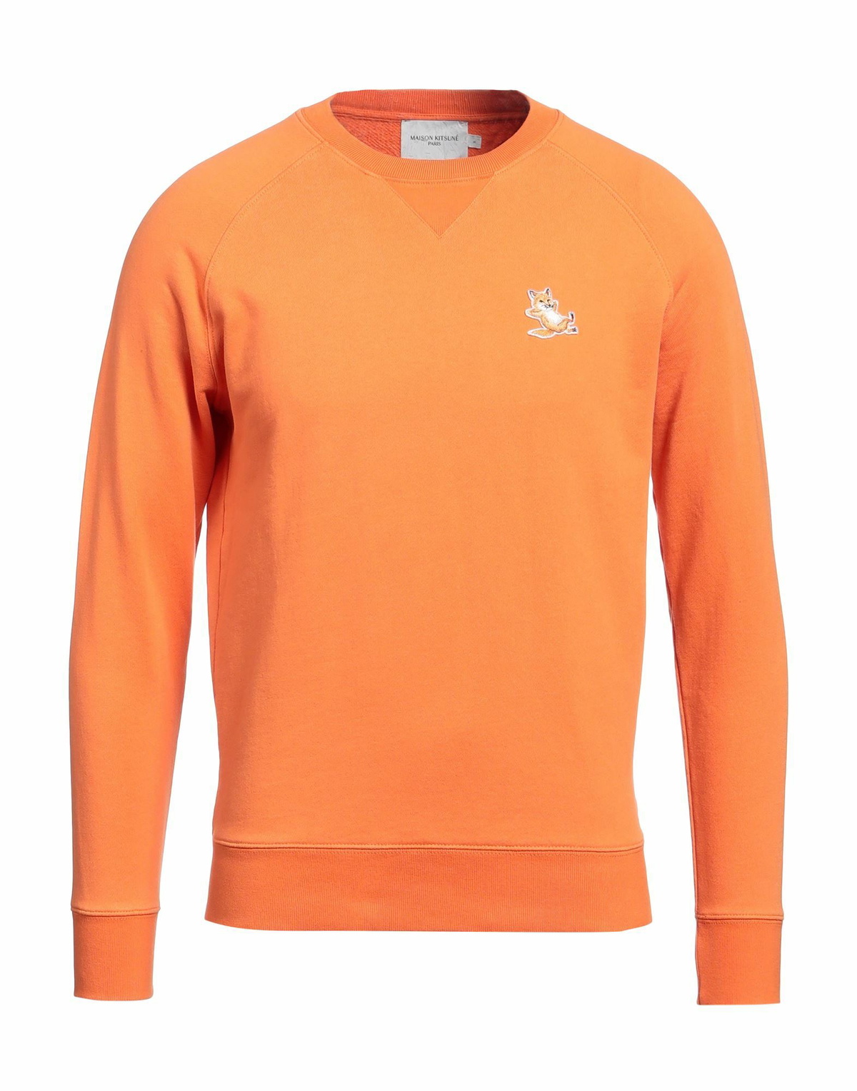 Maison Kitsuné Mens Sweatshirt in Orange