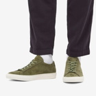 Common Projects Men's Original Achilles Low Nubuck Sneakers in Army Green