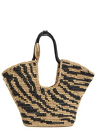 Zimmermann Goldentime Crochet Raffia Tote - Multi Animal - One Size