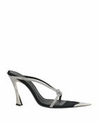 Mugler Womens Sandals in Silver
