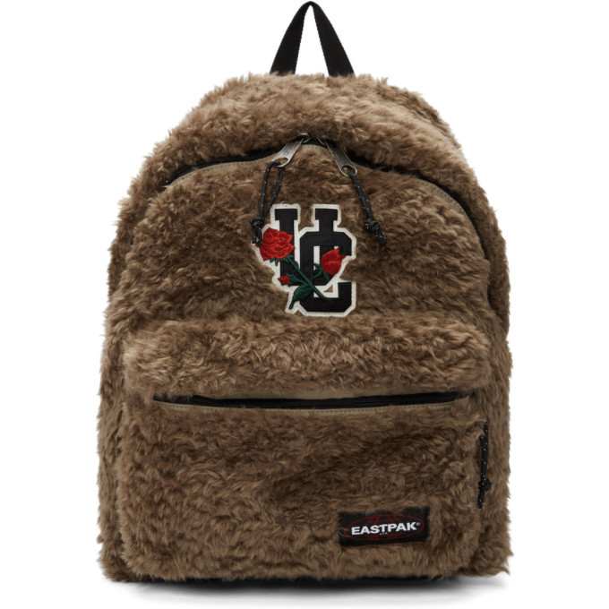 Photo: Undercover Beige Eastpak Edition Faux-Fur Pakr Backpack
