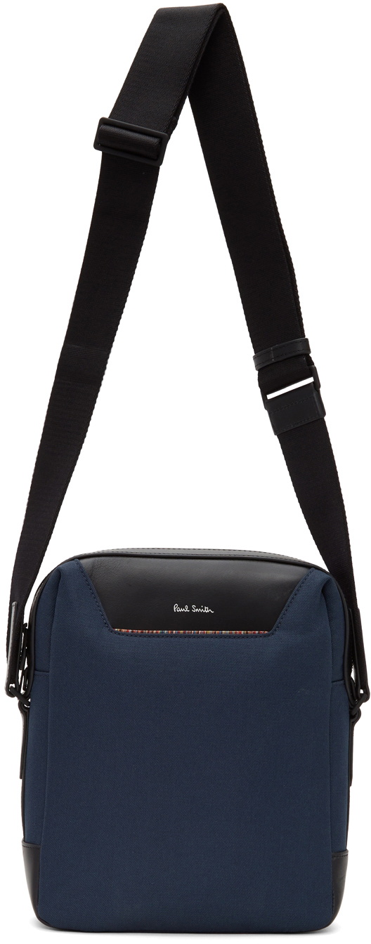 PAUL SMITH Leather-Trimmed Satin-Jacquard Holdall for Men