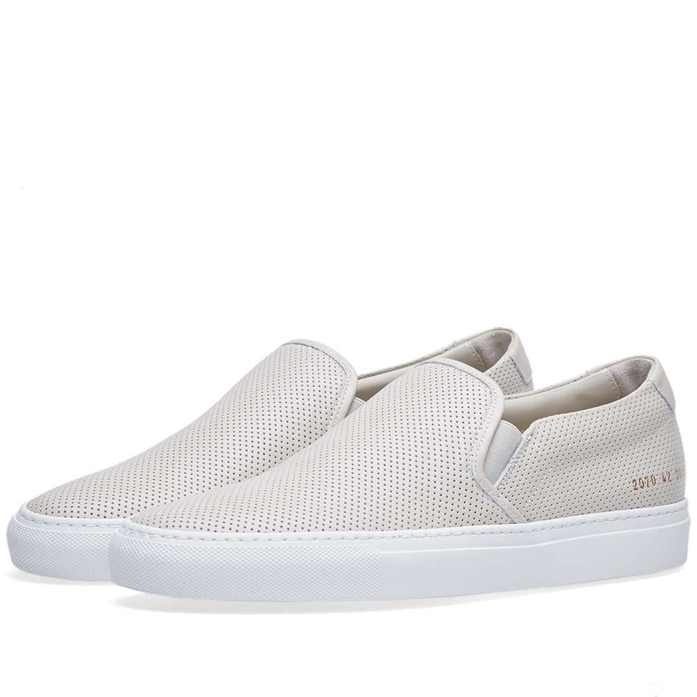 Photo: Common Projects Slip On Perforated