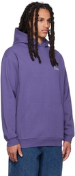 Dime Purple Embroidered Hoodie