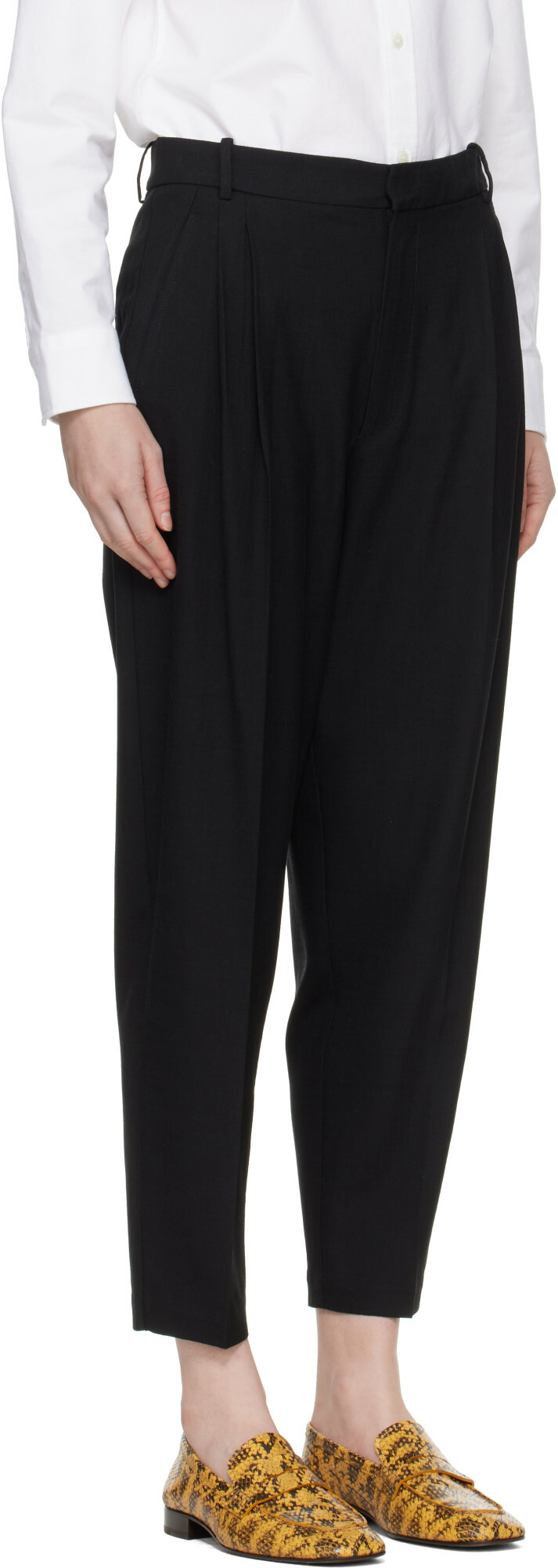 Cordera Black Carrot Trousers