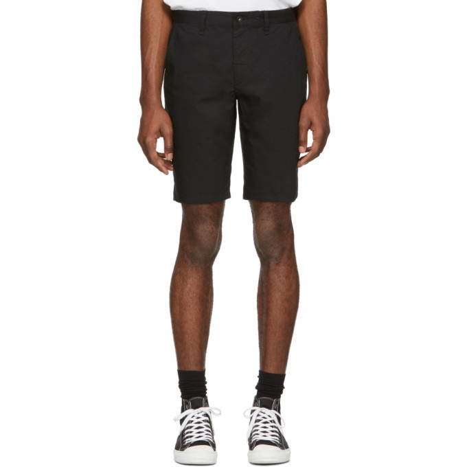 Photo: rag and bone Black Classic Chino Shorts