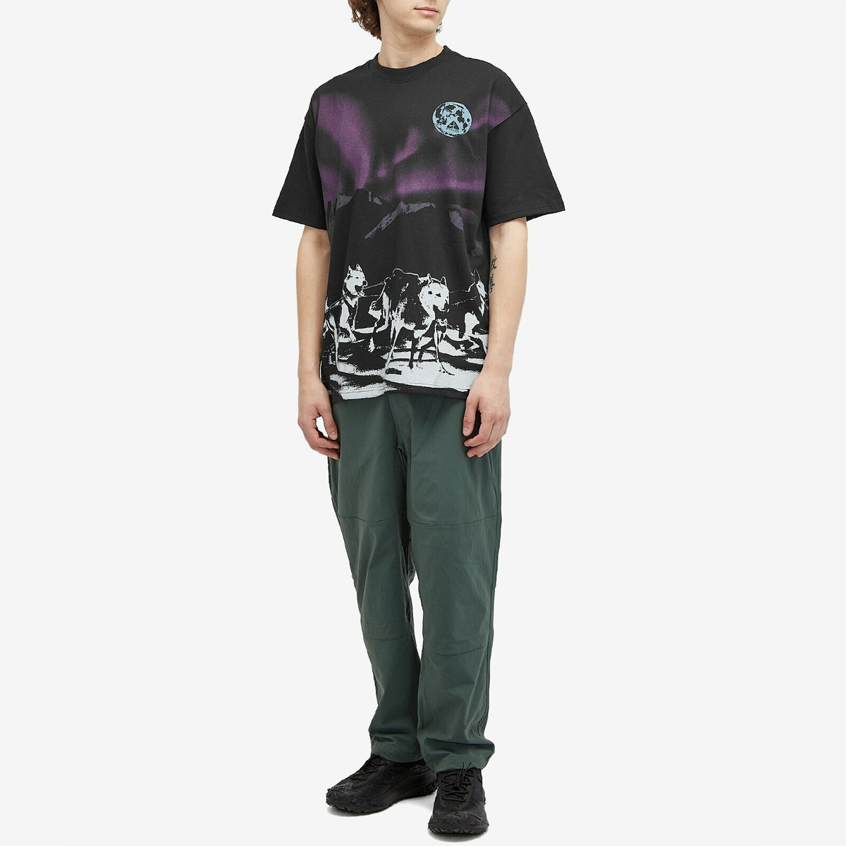 Nike Men's ACG Northen Lights T-Shirt in Black Nike