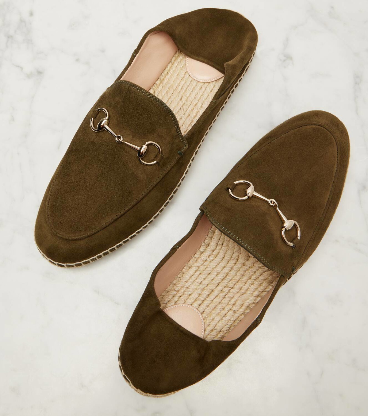 Gucci Horsebit suede espadrilles