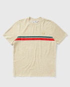 Sergio Tacchini AYME VELOUR TEE Beige Mens Shortsleefe