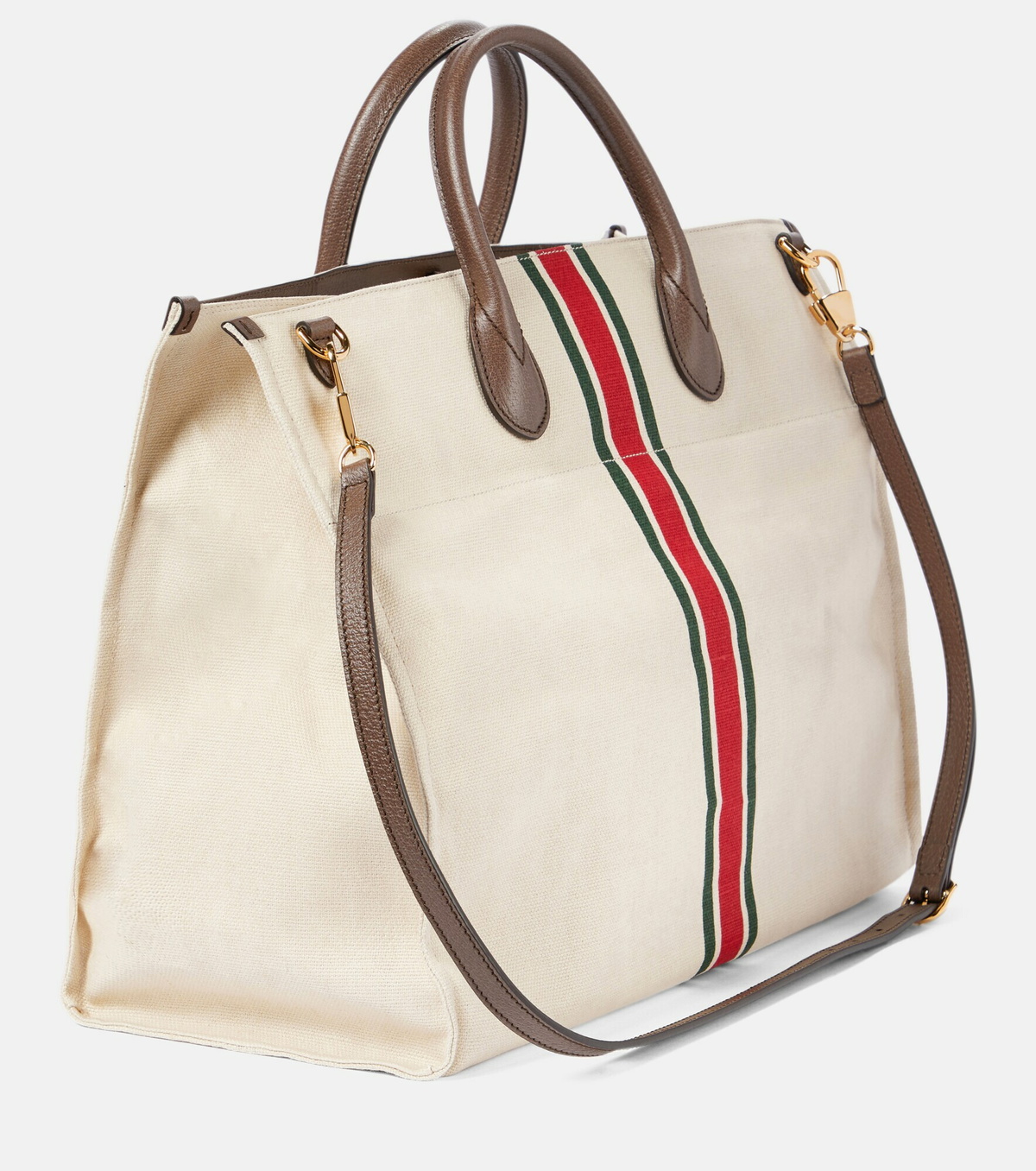 Gucci - Large foldable linen tote bag Gucci