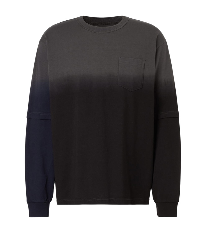 Photo: Sacai Dyed cotton sweatshirt