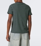 Loewe Striped cotton-blend terry T-shirt