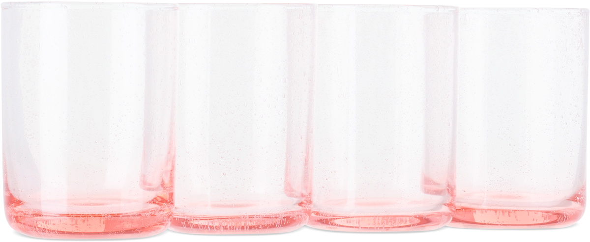 The Conran Shop Pink Bubble Tumbler Set, 4 pcs