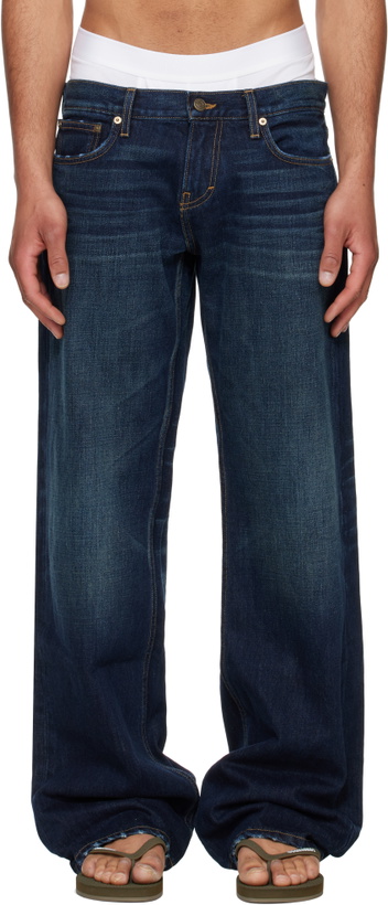Photo: Raimundo Langlois Navy Bootcut Jeans