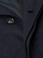 De Petrillo - Ruffo Wool and Cashmere-Blend Coat - Blue