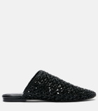Souliers Martinez Mallorca woven leather mules