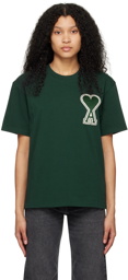 AMI Alexandre Mattiussi Green Patch T-Shirt