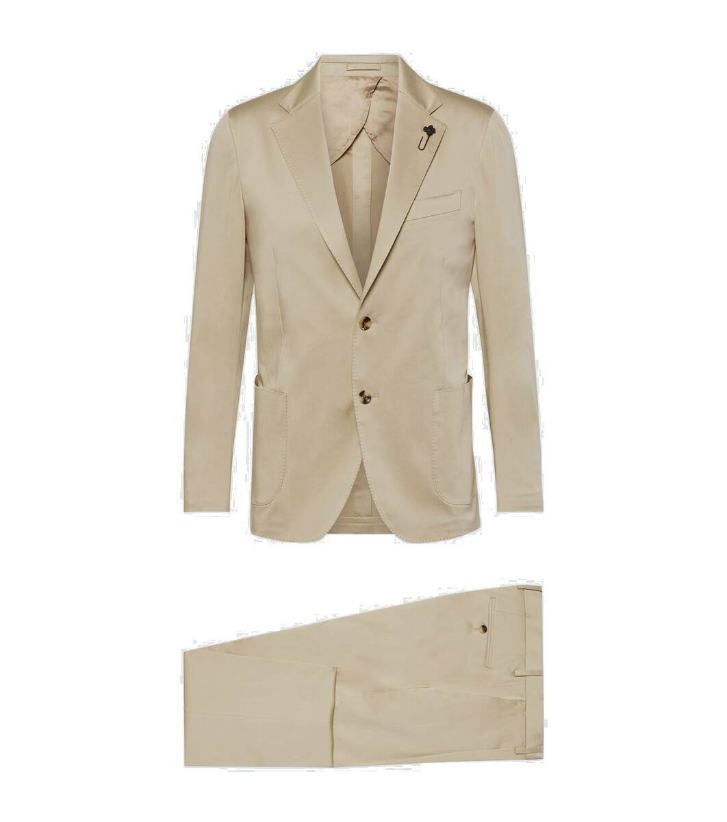 Lardini Cotton-blend suit Lardini