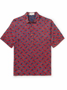 SMR Days - Benniras Printed Cotton-Twill Polo Shirt - Red