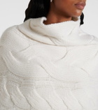 Lisa Yang Evanna cable-knit cashmere cape