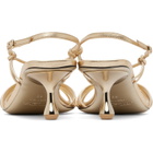 Jimmy Choo Gold Lova 50 Heeled Sandals