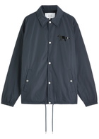 Maison Kitsuné Coach Logo Shell Jacket Grey