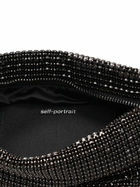 SELF-PORTRAIT Small Hobo Diamante Shoulder Bag