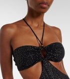 Isabel Marant Idoya polka-dot cutout swimsuit
