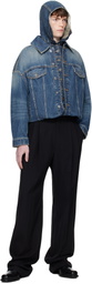 Jean Paul Gaultier Blue 'The Double' Denim Jacket