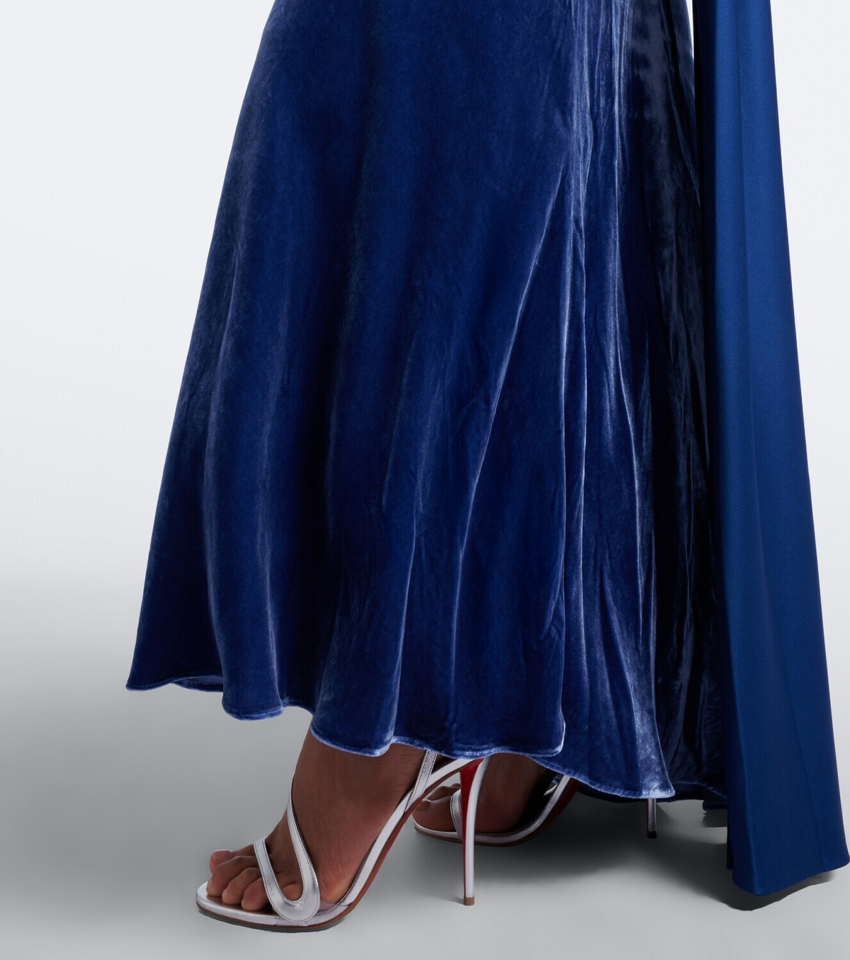 Simkhai Mariselle caped velvet gown