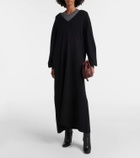 Extreme Cashmere N°259 Sheba cashmere-blend maxi dress
