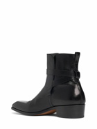 TOM FORD Kenneth Grained Leather Buckle Boots