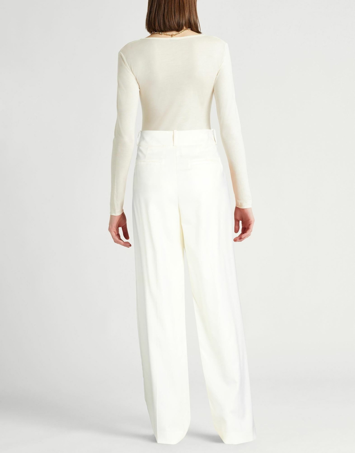 Peserico Womens Pants Ivory