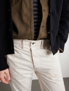 RRL - Straight-Leg Paint-Splattered Cotton-Canvas Trousers - Neutrals