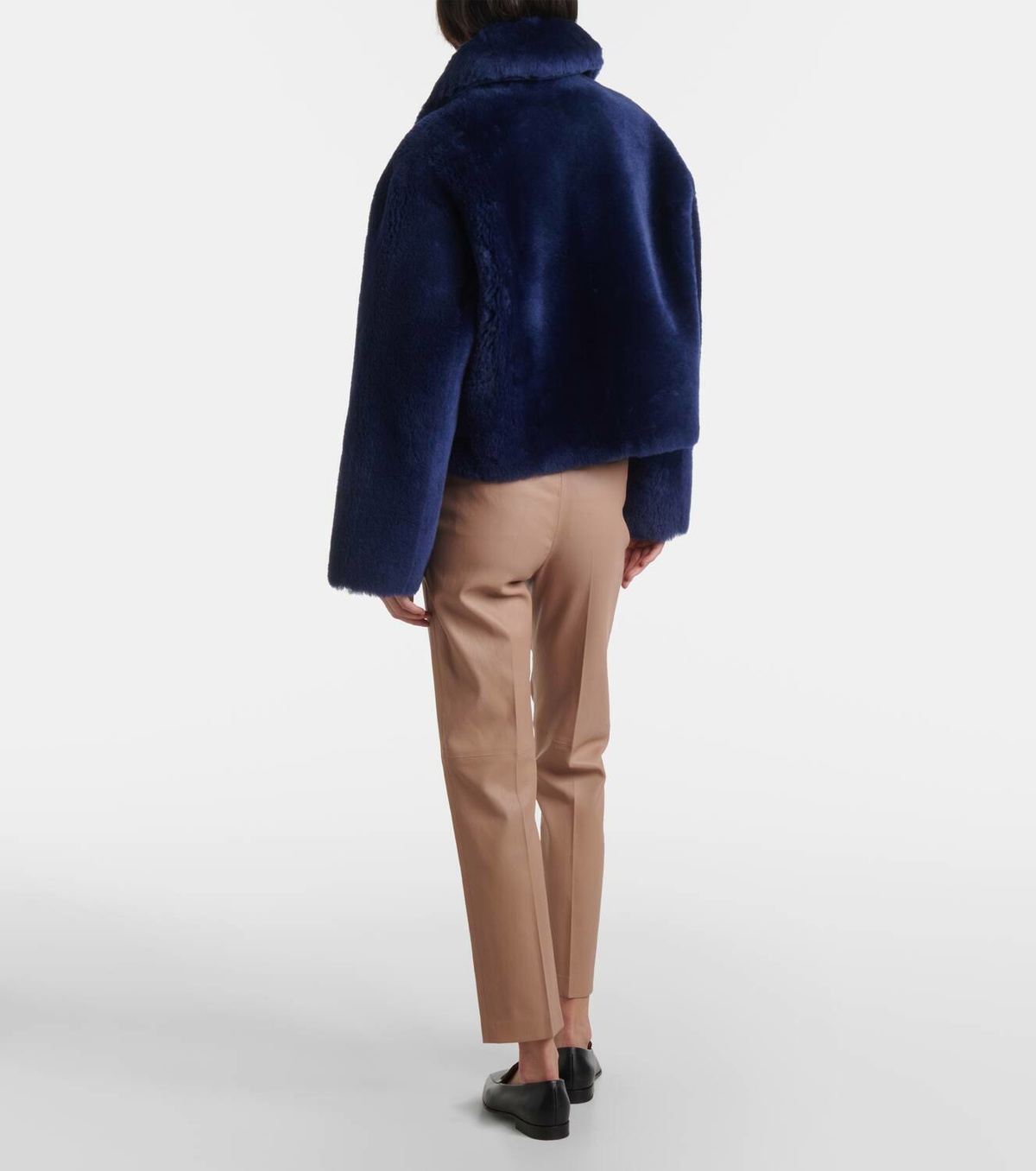 Joseph Alloway reversible shearling and leather jacket
