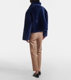 Joseph Alloway reversible shearling and leather jacket
